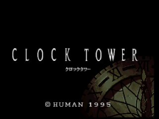 Clock Tower title screen for Super Famicom